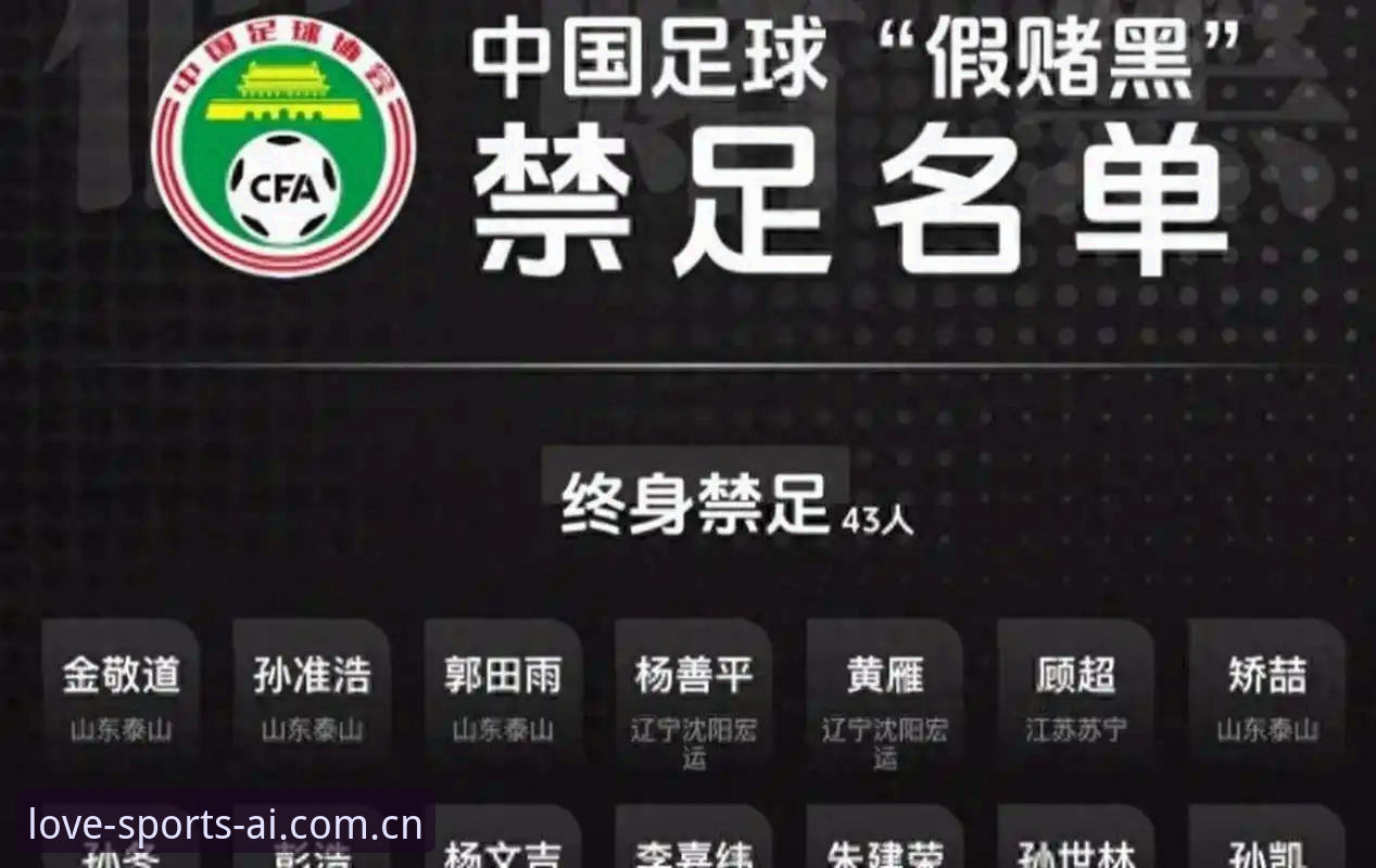 足协第三批禁足名单出炉，爱体育平台观赛必备知识